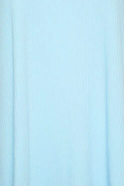 YOURS Curve Light Blue Ribbed T-Shirt -Plus Size Apparel Shop 018ee921 b2cb 41 320852 Z