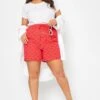 LIMITED COLLECTION Curve Coral Orange Broderie Anglaise Shorts 1 LIMITED COLLECTION Curve Coral Orange Broderie Anglaise Shorts -Plus Size Apparel Shop 05811ac6 2907 4d 215527 B