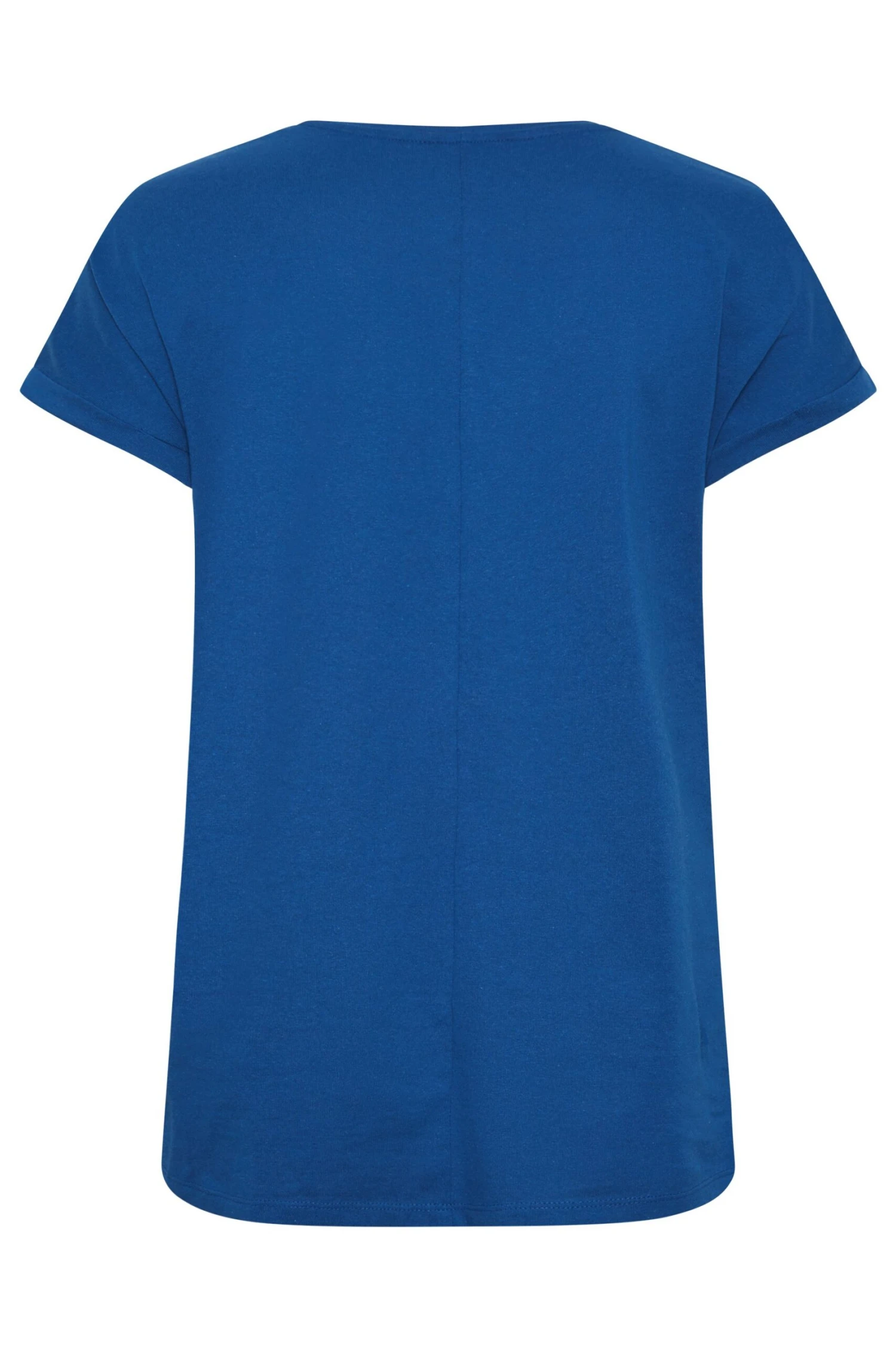 YOURS Curve Cobalt Blue Embellished Neck T-Shirt 8 YOURS Curve Cobalt Blue Embellished Neck T-Shirt - Image 6