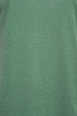 YOURS Curve Sage Green Essential V-Neck T-Shirt -Plus Size Apparel Shop 09f289c9 238c 47 320526 Z