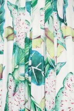 YOURS Curve White Leaf Print Maxi Wrap Dress 11 YOURS Curve White Leaf Print Maxi Wrap Dress -Plus Size Apparel Shop 0abb08d2 ffca 42 302163 Z