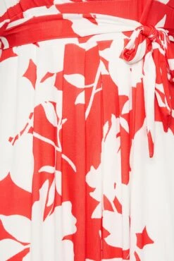 YOURS Curve Red Floral Midaxi Wrap Dress 11 YOURS Curve Red Floral Midaxi Wrap Dress -Plus Size Apparel Shop 0fa6993e b308 47 301988 Z