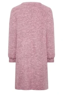 YOURS Curve Pink Marl Soft Touch Midi Dress -Plus Size Apparel Shop 10ffa285 7d82 40 301740 Y