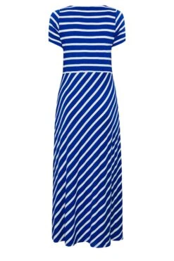 YOURS Curve Blue Stripe Swing Maxi Dress 13 YOURS Curve Blue Stripe Swing Maxi Dress -Plus Size Apparel Shop 154bf764 ce7a 48 301020 Y