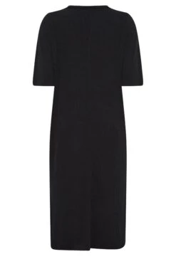 YOURS Curve Black Ribbed T-Shirt Dress -Plus Size Apparel Shop 15f94573 4a4e 41 137545 Y