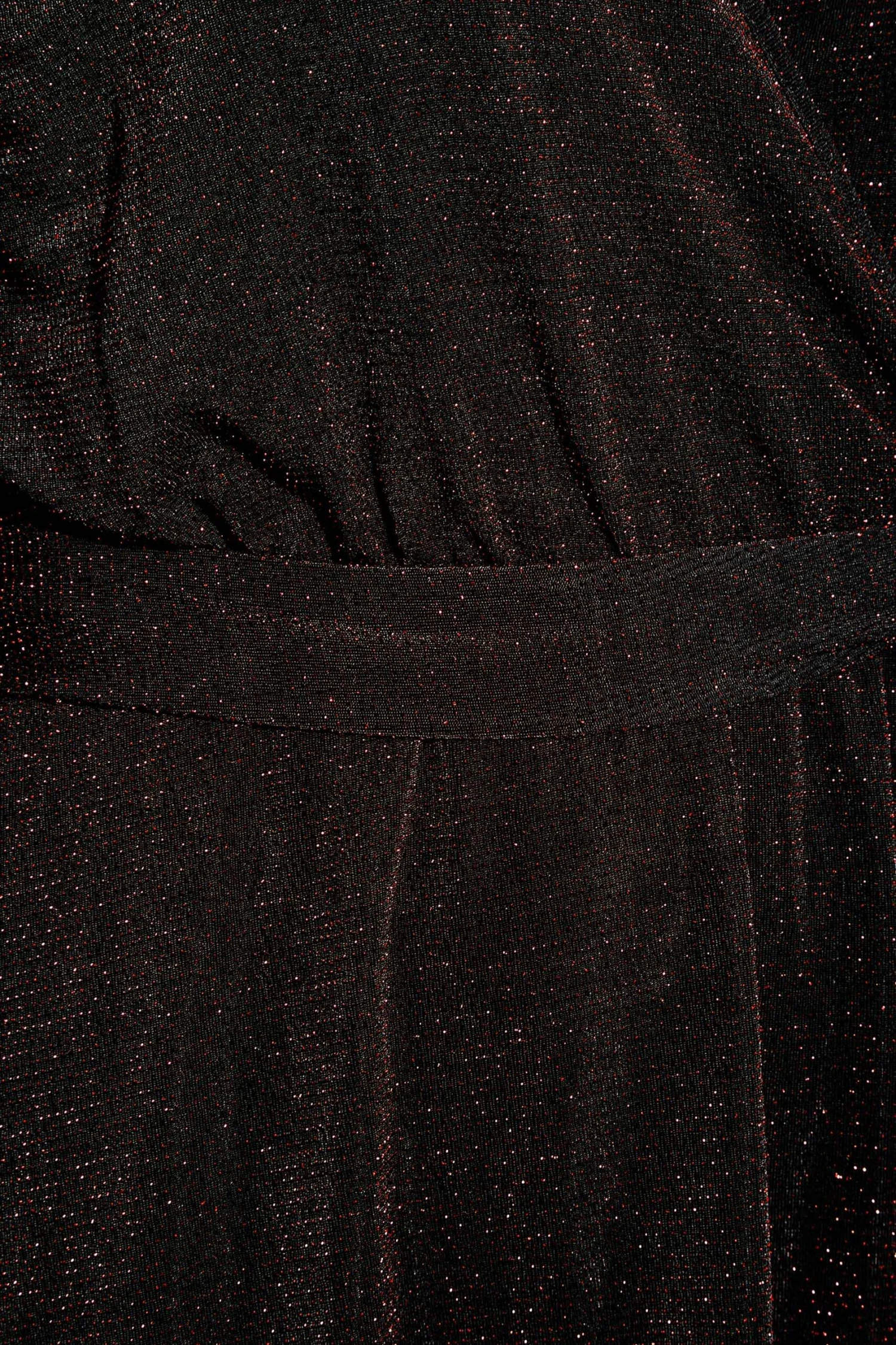 YOURS LONDON Curve Red Glitter Wrap Dress 6 YOURS LONDON Curve Red Glitter Wrap Dress - Image 4