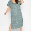 LIMITED COLLECTION Curve Khaki Green Acid Wash Side Split T-Shirt Dress 2 LIMITED COLLECTION Curve Khaki Green Acid Wash Side Split T-Shirt Dress -Plus Size Apparel Shop 1982503a b3b0 4c 214434 A