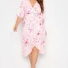 YOURS LONDON Curve Pink Floral Wrap Dress -Plus Size Apparel Shop 1b3e6248 3343 4e 161279 AR
