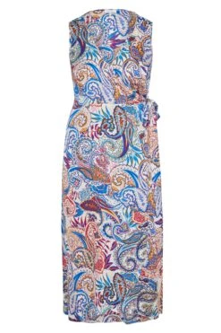 YOURS LONDON Curve White Paisley Print Satin Wrap Dress 12 YOURS LONDON Curve White Paisley Print Satin Wrap Dress -Plus Size Apparel Shop 26ad5632 7f04 49 161576 X
