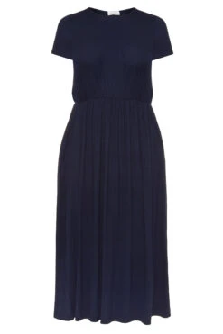 YOURS LONDON Curve Navy Blue Pocket Maxi Dress -Plus Size Apparel Shop 2982d048 271d 4c 157051F