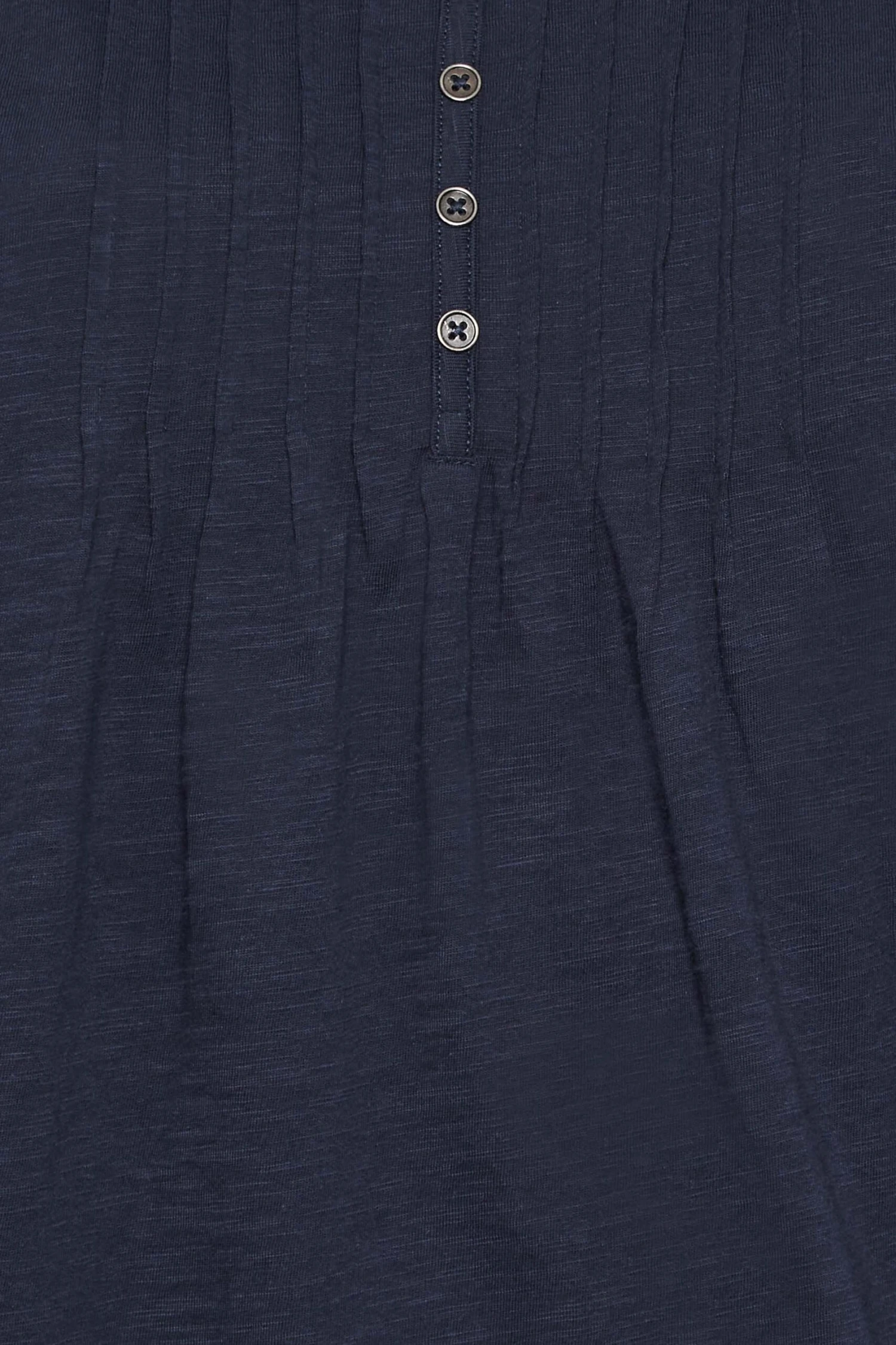 YOURS Curve Navy Blue Henley T-Shirt 7 YOURS Curve Navy Blue Henley T-Shirt - Image 5