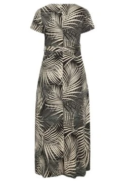 YOURS Curve Black Leaf Print Wrap Dress 13 YOURS Curve Black Leaf Print Wrap Dress -Plus Size Apparel Shop 2b1aea90 8361 43 301599 Y