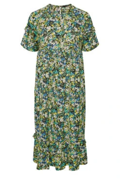 YOURS Curve Black Floral Print Maxi Dress 12 YOURS Curve Black Floral Print Maxi Dress -Plus Size Apparel Shop 2c593b8f 12bd 45 173942 X