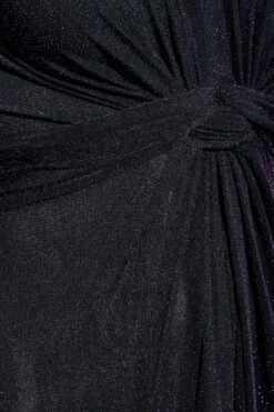 YOURS LONDON Curve Black & Purple Glitter Maxi Dress -Plus Size Apparel Shop 2c9a157f 2e29 4f 161638 Z