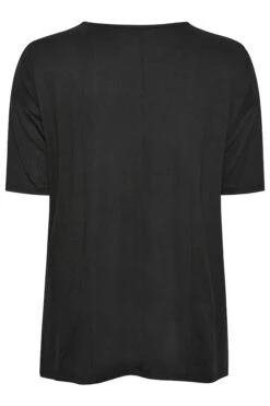 YOURS Curve Black Animal Print Contrast Detail Top -Plus Size Apparel Shop 31c8eff0 d927 41 301691 Y