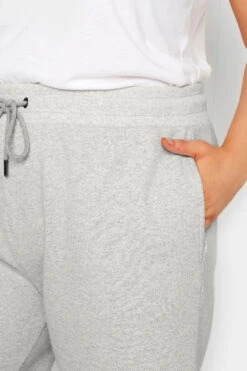 YOURS Curve Grey Jogger Shorts 9 YOURS Curve Grey Jogger Shorts -Plus Size Apparel Shop 34965a27 58c7 47 124735 C