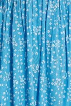 LIMITED COLLECTION Curve Blue Ditsy Wrap Dress -Plus Size Apparel Shop 34bc43e1 1cfd 44 214398 Y