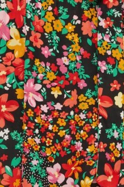 LIMITED COLLECTION Curve Black Floral Strappy Wrap Dress 12 LIMITED COLLECTION Curve Black Floral Strappy Wrap Dress -Plus Size Apparel Shop 35487c2a 8ea7 46 215498 Z