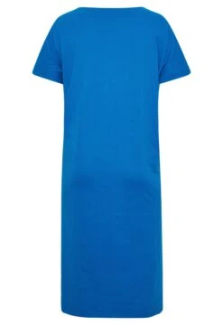 YOURS Curve Cobalt Blue Side Split Midaxi T-Shirt Dress 11 YOURS Curve Cobalt Blue Side Split Midaxi T-Shirt Dress -Plus Size Apparel Shop 3866883b 3b6a 4b 137274 Y