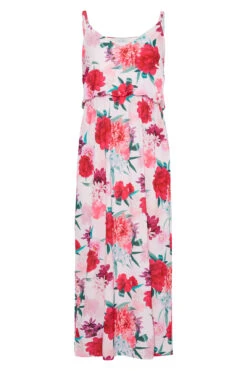 YOURS LONDON Curve Pink Floral Print Cami Maxi Dress -Plus Size Apparel Shop 3a208315 be53 42 161431 F