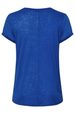 YOURS Curve Blue Burnout Grown On Sleeve T-Shirt 13 YOURS Curve Blue Burnout Grown On Sleeve T-Shirt -Plus Size Apparel Shop 3b0cad58 deb8 4f 301024 Y