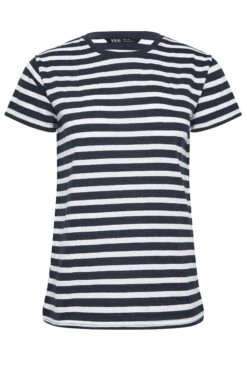 YOURS PETITE Curve 2 PACK Navy Blue & White Stripe T-Shirts 8 YOURS PETITE Curve 2 PACK Navy Blue & White Stripe T-Shirts -Plus Size Apparel Shop 3e240278 2345 4c 174691 X