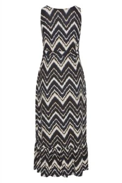 YOURS LONDON Curve Black Geometric Print Tiered Maxi Dress 13 YOURS LONDON Curve Black Geometric Print Tiered Maxi Dress -Plus Size Apparel Shop 3f3d1c91 ceb6 41 161589 Y