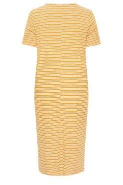 YOURS Curve Orange Stripe Print Maxi T-Shirt Dress 12 YOURS Curve Orange Stripe Print Maxi T-Shirt Dress -Plus Size Apparel Shop 3fd0699b 3966 40 137566 Y
