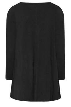 YOURS Curve Black Cut Out Swing Top -Plus Size Apparel Shop 42c605e0 9155 46 320328 Y