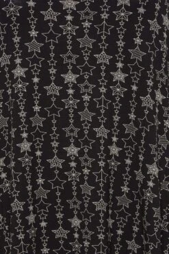 YOURS Curve Black Star Print Drape Pocket Mini Dress 11 YOURS Curve Black Star Print Drape Pocket Mini Dress -Plus Size Apparel Shop 4569b5a3 e97d 46 301909 Z