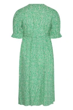 LIMITED COLLECTION Curve Green Ditsy Wrap Dress 13 LIMITED COLLECTION Curve Green Ditsy Wrap Dress -Plus Size Apparel Shop 472e45bd 9bf0 42 214397 Y