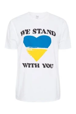 YOURS Ukraine Crisis 100% Donation 'We Stand With You' T-Shirt 13 YOURS Ukraine Crisis 100% Donation 'We Stand With You' T-Shirt -Plus Size Apparel Shop 49155476 d105 4c 173828 FR