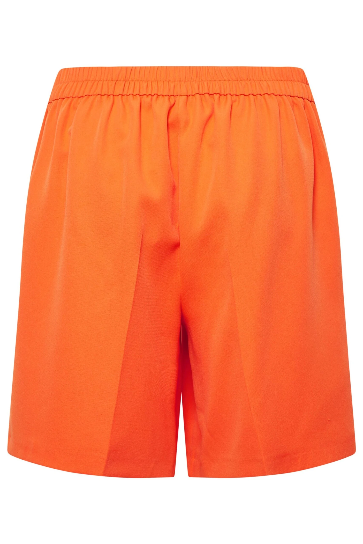 YOURS Curve Bright Orange Tailored Shorts 6 YOURS Curve Bright Orange Tailored Shorts - Image 4