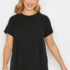 YOURS Curve 2 PACK Black Ribbed Swing Tops -Plus Size Apparel Shop 4a40292d 384f 47 320952 A