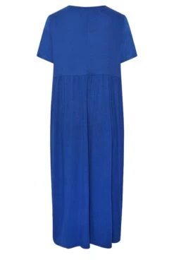 LIMITED COLLECTION Curve Blue Pocket Maxi Dress -Plus Size Apparel Shop 4cfa9335 2793 40 215717 Y