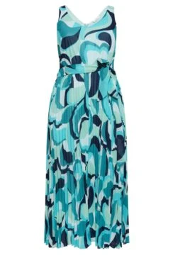YOURS LONDON Curve Blue Abstract Print Pleated Maxi Dress 12 YOURS LONDON Curve Blue Abstract Print Pleated Maxi Dress -Plus Size Apparel Shop 4fb73a76 da43 4f 162057 X