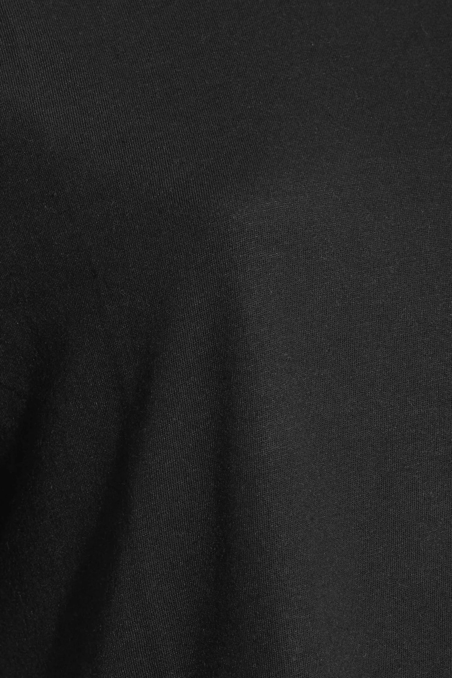 YOURS Curve Black V-Neck T-Shirt 5 YOURS Curve Black V-Neck T-Shirt - Image 3