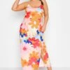 LIMITED COLLECTION Curve Pink Floral Print Cami Maxi Dress