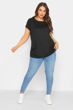 YOURS Curve 3 PACK Lime Green & Orange Essential T-Shirts -Plus Size Apparel Shop 576b1a36 32b7 47 320715 B2