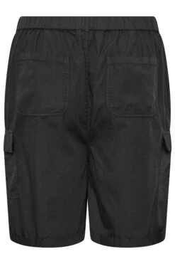 YOURS Curve Black Cargo Shorts -Plus Size Apparel Shop 583f450d e078 43 144854 Y