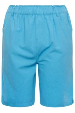YOURS Curve Blue Cotton Shorts -Plus Size Apparel Shop 5acad43d 83d5 43 144790 X