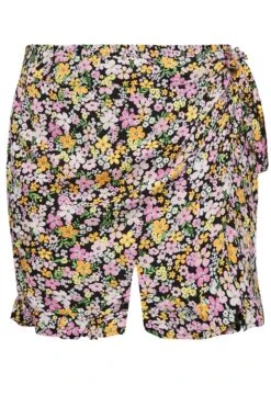 YOURS Curve Black Floral Skort -Plus Size Apparel Shop 5c56c8ca c29e 4e 144804 X