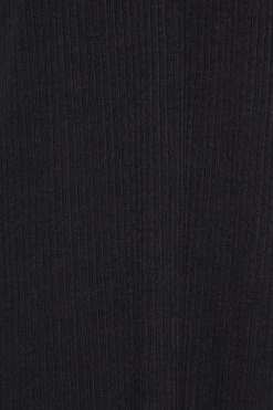 YOURS Curve Black Ribbed T-Shirt Dress -Plus Size Apparel Shop 5cadbdb7 ece1 40 137545 Z