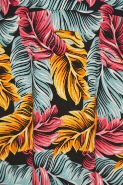 YOURS Curve Black Tropical Leaf Print Wrap Maxi Dress 11 YOURS Curve Black Tropical Leaf Print Wrap Maxi Dress -Plus Size Apparel Shop 5d8cc847 6311 4f 301902 Z