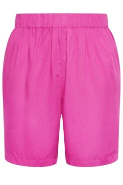 YOURS Curve Bright Pink Woven Shorts 11 YOURS Curve Bright Pink Woven Shorts -Plus Size Apparel Shop 5e17be62 ac6e 45 144799 X