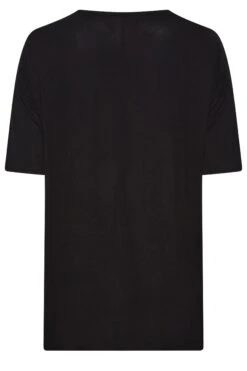 YOURS Curve Black & Gold Glitter Tiger Print Split Hem T-Shirt 13 YOURS Curve Black & Gold Glitter Tiger Print Split Hem T-Shirt -Plus Size Apparel Shop 652a52fd 3760 49 301924 Y