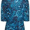 YOURS PETITE Curve Blue Animal Print Jersey Top -Plus Size Apparel Shop 65d2de4e e749 4d 174619 Y