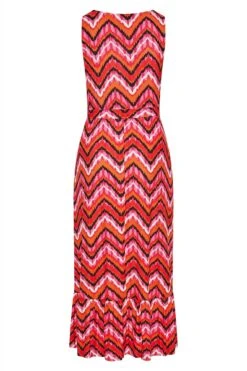 YOURS LONDON Curve Orange Geometric Print Tiered Maxi Dress -Plus Size Apparel Shop 688f320c 83c5 48 161588 Y