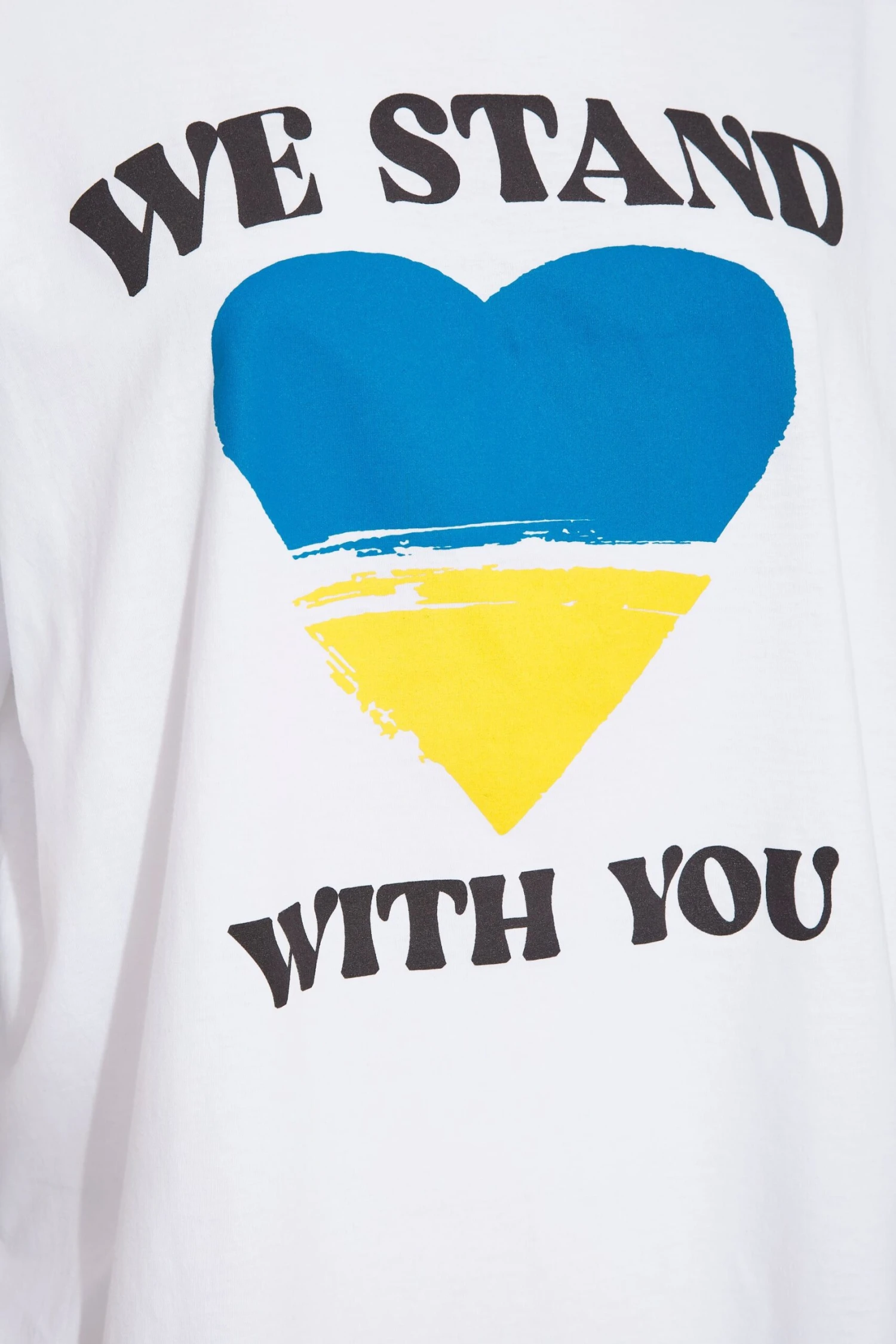 YOURS Ukraine Crisis 100% Donation 'We Stand With You' T-Shirt 7 YOURS Ukraine Crisis 100% Donation 'We Stand With You' T-Shirt - Image 5