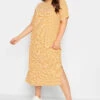 YOURS Curve Orange Stripe Print Maxi T-Shirt Dress 2 YOURS Curve Orange Stripe Print Maxi T-Shirt Dress -Plus Size Apparel Shop 754d4a7e 4c56 4f 137566 B